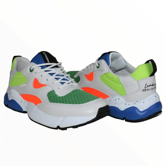 LUMBERJACK RUN-AWAYférfi bőr sneaker sportcipő- fehér (40-42)   