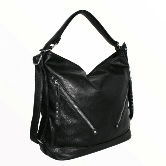 SILVIAROSA női többfunkciós táska-fekete SR5722