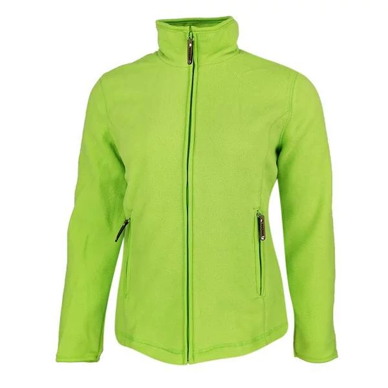 Dressa Basic Thermo cipzáros hosszú ujjú női polár felső - lime (S-4XL)