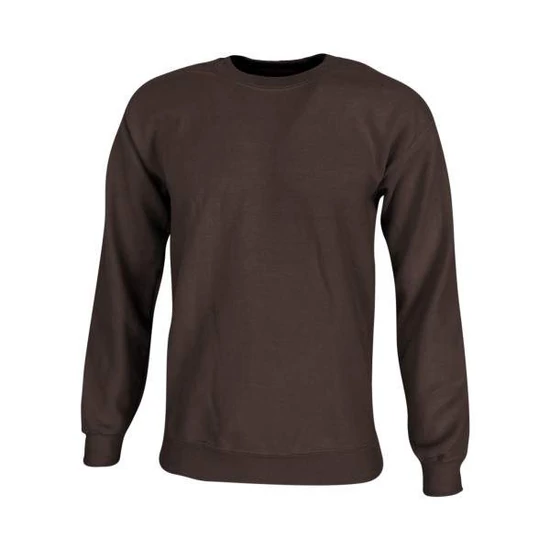 Dressa Forest környakú pamut pulóver - sötétbarna (S-XXL)