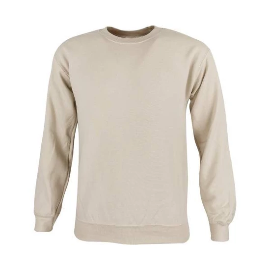 Dressa Forest környakú pamut pulóver - beige (bézs) (S-XXL)