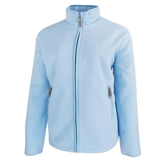 Dressa Home Thermo cipzáros hosszú ujjú női polár felső - világoskék (S-4XL)