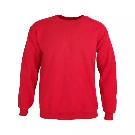 Dressa Vintage környakú pamut pulóver-piros (S-XXL)