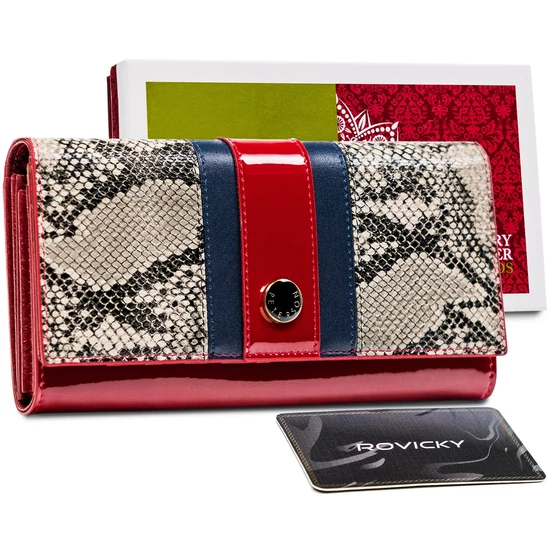 PETERSON NŐI BŐR PÉNZTÁRCA PTN ST-467-2039 SNAKE