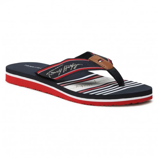 TOMMY HILFIGER női FW0FW05662 flip-flop papucs-kék (37-41)
