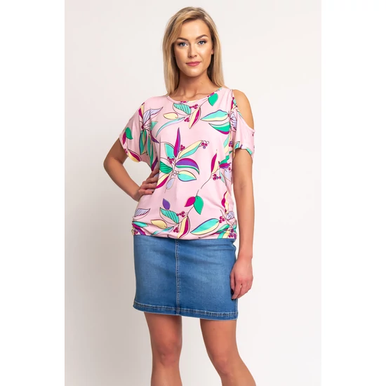 Budmil női rövid ujjú felső -mintás (XS-3XL)