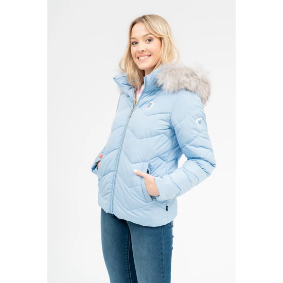 Budmil női téli kabát - világoskék (XS-XXL)