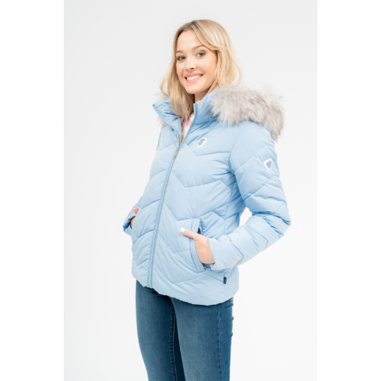 Budmil női téli kabát - világoskék (XS-XXL)