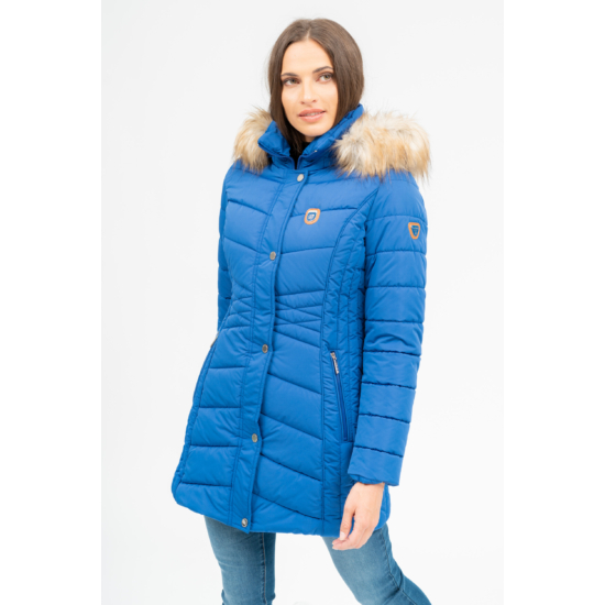 Budmil női téli kabát - sötétkék (XS-3XL)