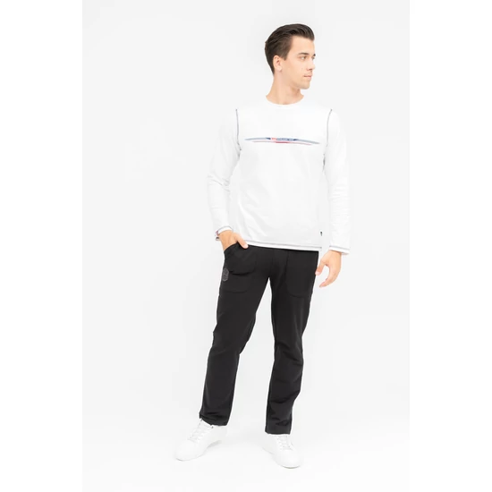 Budmil férfi szabadidő nadrág - fekete (S-3XL)