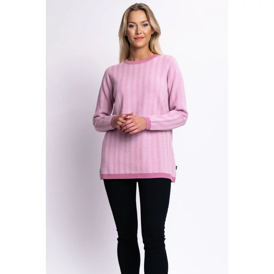 Budmil női kötött pulóver - rózsaszín (XS-3XL)