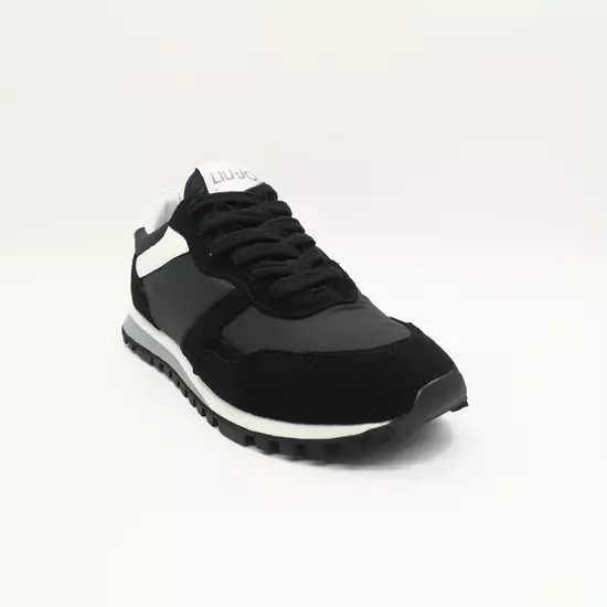 LIU JO férfi bőr (velúr) sneaker sportos cipő -fekete (40-44)   