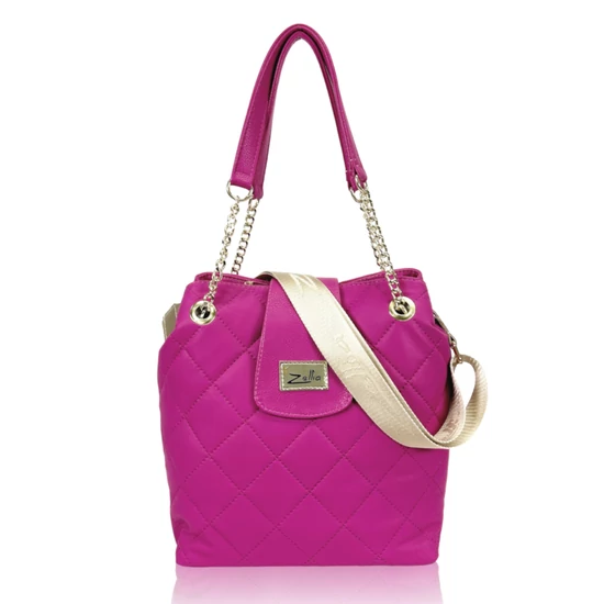 Zellia Női Válltáska 23150 Magenta Matt - Steppelt -