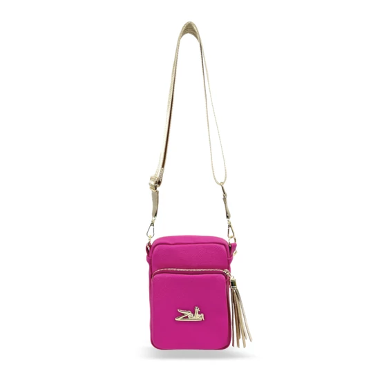Zellia Női Oldaltáska 24054 Magenta - Arany K. -