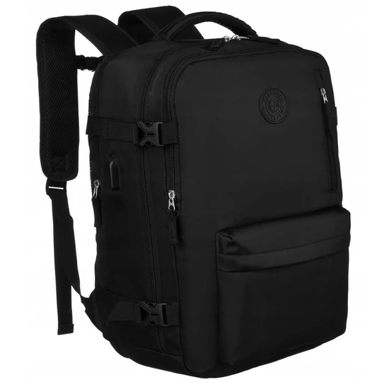 Peterson Hátizsák Ptn 23129-7836 Blac - Fekete - 40 X 30 X 20