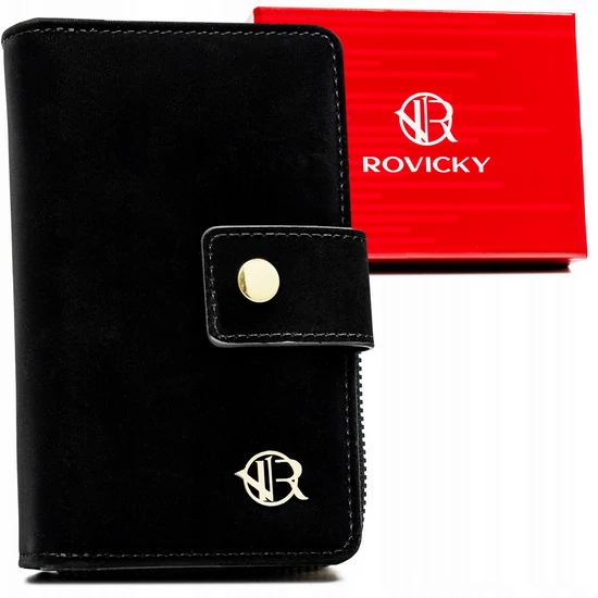 Rovicky Női Pénztárca Echo R-Por-02-V36-3501 Black - Fekete