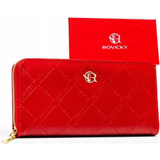 Rovicky Női Pénztárca Echo R-Prk-01-Dsv-2870 Red - Piros