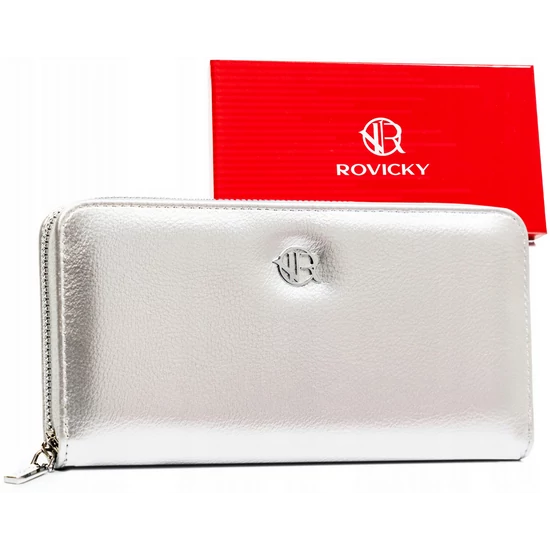 Rovicky Női Pénztárca Echo Bőr R-Prk-01-Hrh-2788 Silver - Ezüst