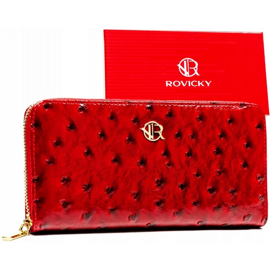 Rovicky Női Pénztárca Echo Bőr R-Prk-01-W03-2801 Red - Piros 