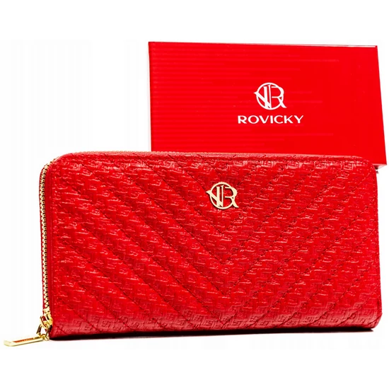 Rovicky Női Pénztárca Echo Bőr R-Prk-04-D2-3167 Red - Piros 