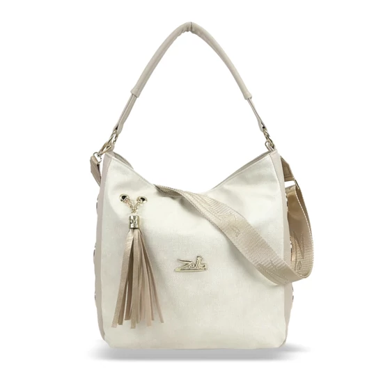 Zellia Női Válltáska 24151 Beige-Arany - Pearl -