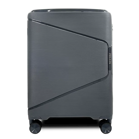 Zellia Polipropilén Bőrönd Ppb088 - Sötét Szürke S Méret - 55 X 40 X 20 Cm