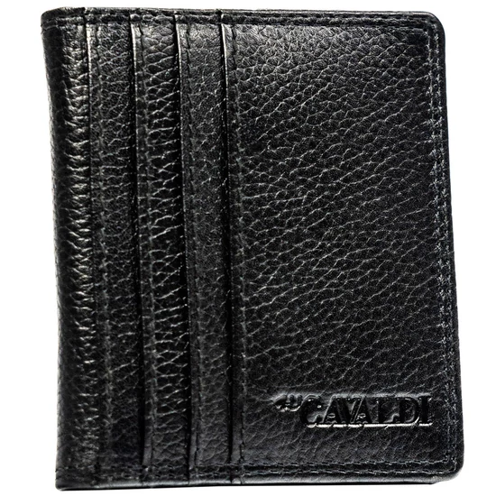 Cavaldi Bőr Kártyatartó Cw1015-Ndm-0865 Black - Fekete