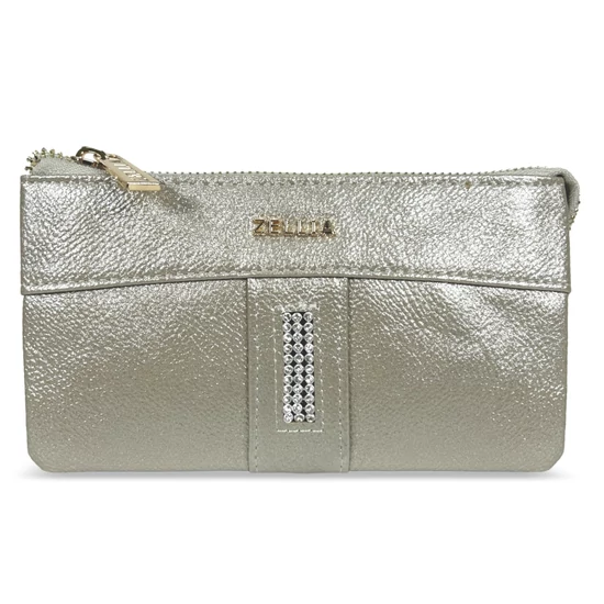 Zellia Női Pénztárca Hz-127 Light Gold - Világos Arany