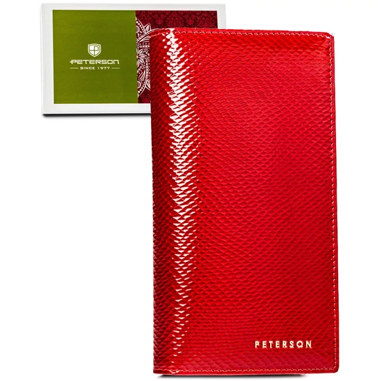 Peterson Női Bőr Pénztárca Ptn 421431-Dsl-6181 Red