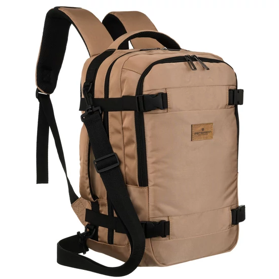 Peterson Hátizsák - Kézipoggyász -  Ptn Bielik-6538 Beige - 40 X 25 X 20 Cm -