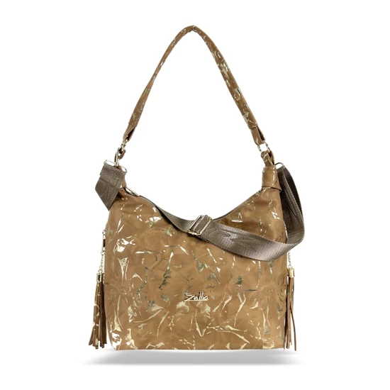 Zellia Női Válltáska Zlb251 Camel - Leaf -
