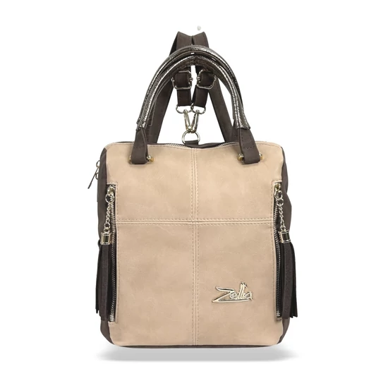 Zellia Női Hátizsák 25180 Barna-Taupe