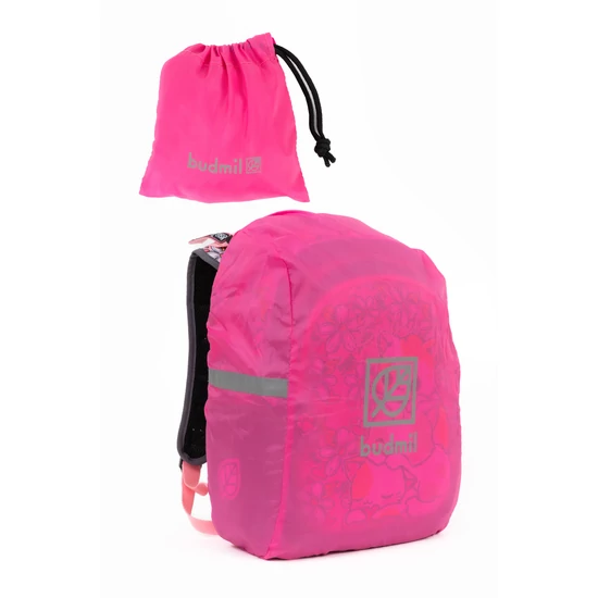Budmil univerzális esővédő huzat hátitáskákhoz - pink