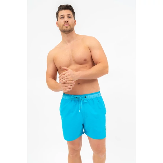 Budmil férfi beach short fürdőnadrág - türkiz
