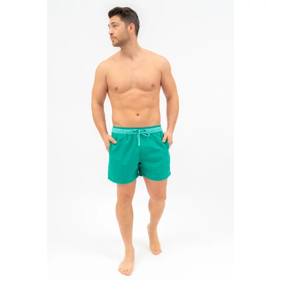 Budmil férfi beach short fürdőnadrág - zöld
