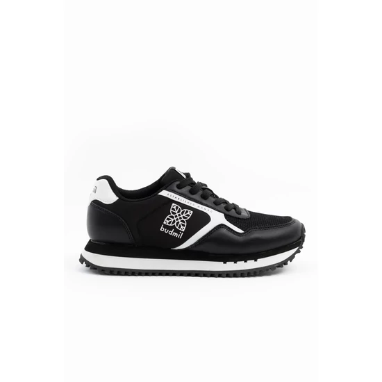 Budmil női kényelmes utcai sneaker cipő - fekete