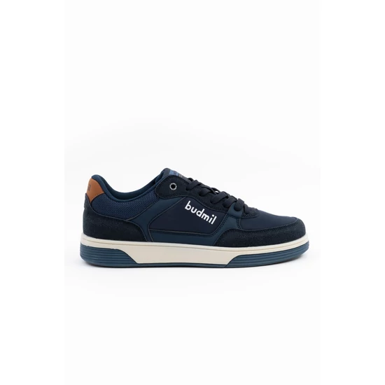 Budmil férfi kényelmes utcai sneaker cipő - sötétkék