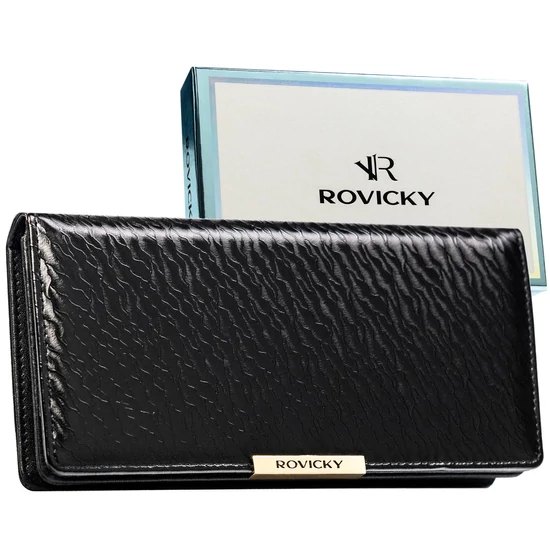 Rovicky Női Pénztárca R-005-Nf8-2189 Black - Fekete