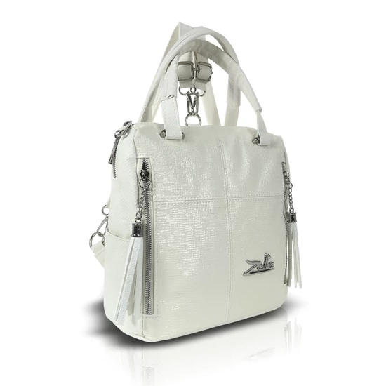 Zellia Női Hátizsák 25180 Világos Beige - Holo-Crystal 2 -