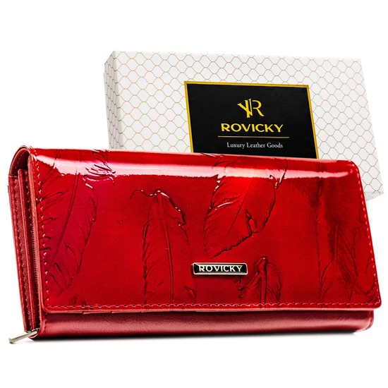 Peterson Női Bőr Pénztárca Rpn-20A-Ym-5777 Red - Piros