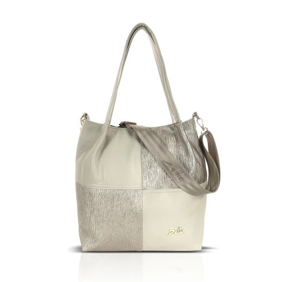 Zellia Női Válltáska Zlb449 Beige-Arany - Groove -