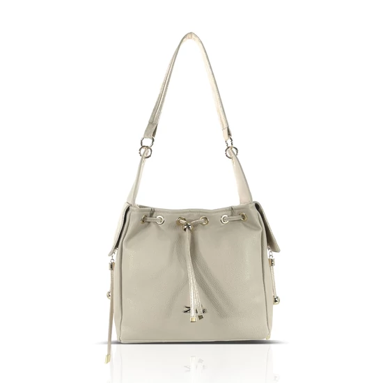 Zellia Női Válltáska Zlb460 Beige-Arany - Glass -
