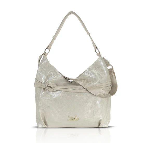 Zelia Női Válltáska 26017 Beige-Arany - Csillámos -