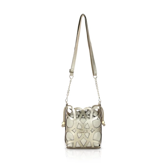 Zellia Női Oldaltáska 25096 Arany-Beige - Brw -
