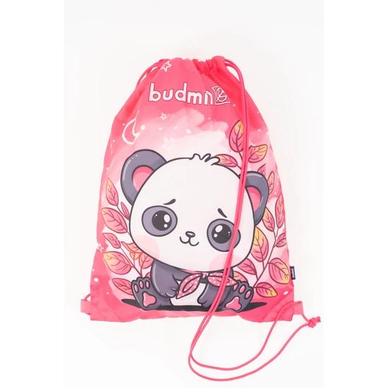 Budmil tornazsák - rózsaszín panda mintás