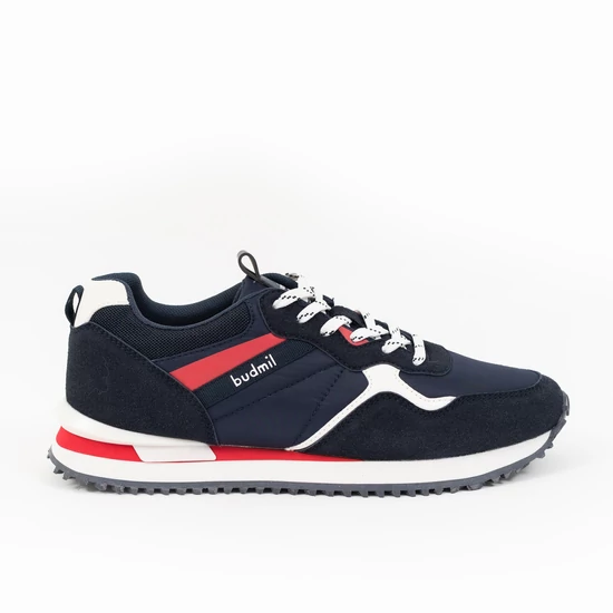 Budmil férfi utcai cipő sneaker - sötétkék - piros
