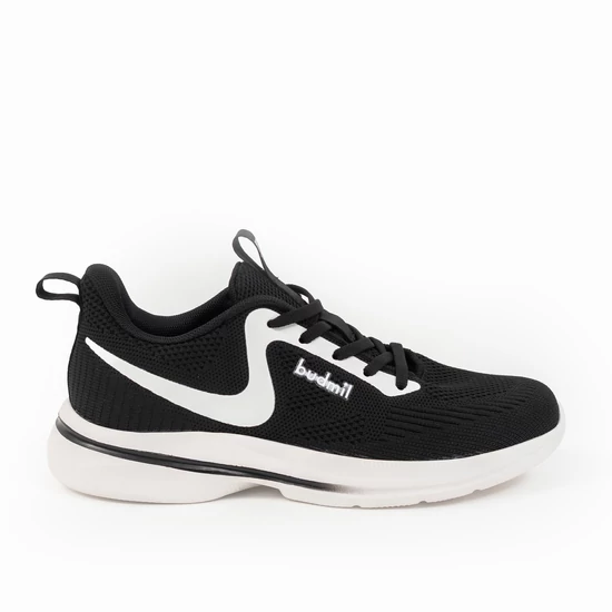 Budmil női szabadidőcipő sneaker - fekete-fehér