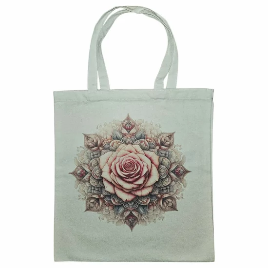 Mandala rózsa – vászontáska
