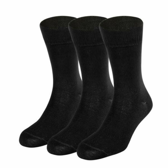 Dressa Elastico egyszínű pamut zokni csomag -fekete- 3 pár