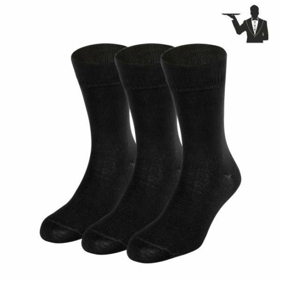 Dressa pamut gumi nélküli pincér zokni - fekete - 42-44 - 3 pár